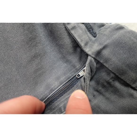 Peter Millar Chino Pants Mens 36x30 Blue Pima Cotton Straight Golf Preppy - Picture 8 of 10